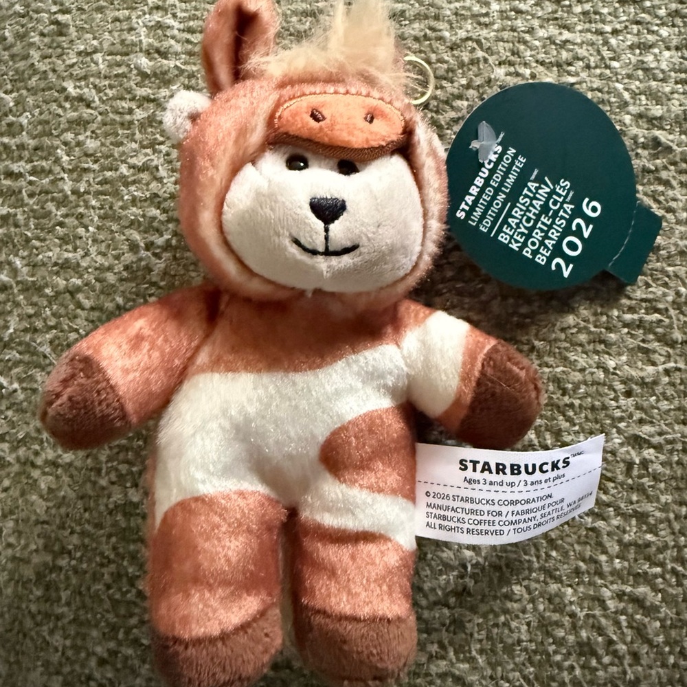 Starbucks Limited Edition 2026 Bearista Keychain